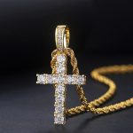 Hip Hop Cross Pendant Necklace