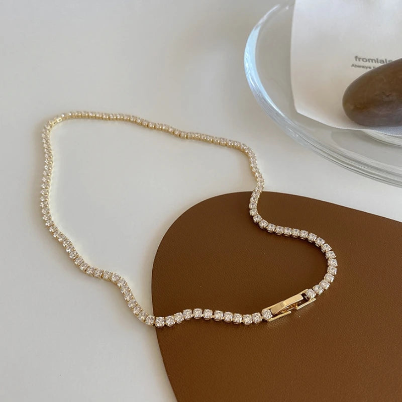 Iced Out Tennis Chain Necklace - Image 4