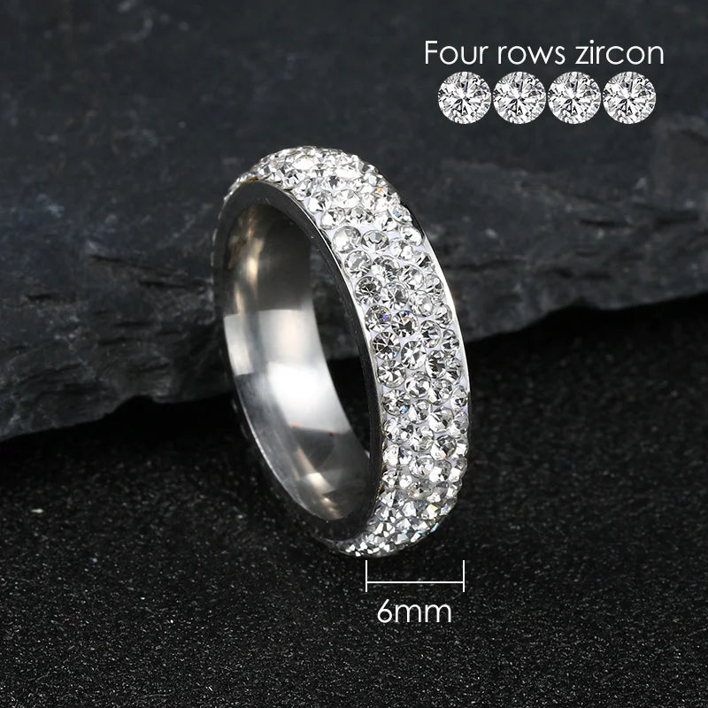 Luxury Iced Out Titanium Steel Chunky Ring – Korea Style Fashion Jewelry for Men, Women & Couples - Image 10