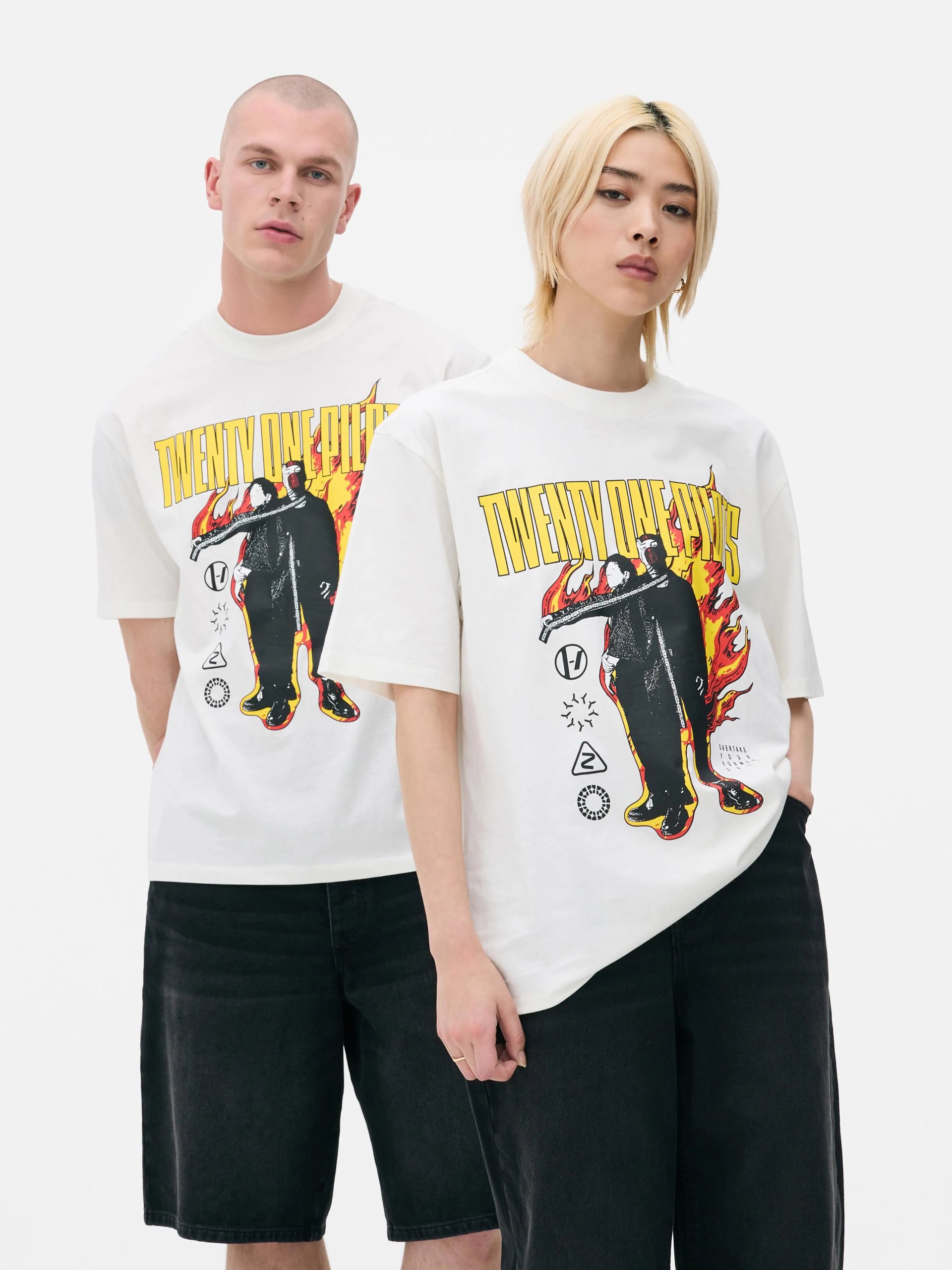 Twenty One Pilots Band T-Shirt – Oversized Unisex Summer Cotton Tee for Men & Women - Image 2