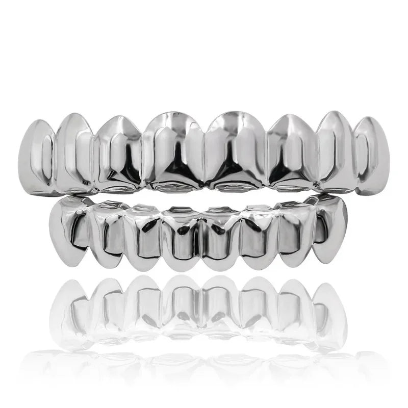 Gold & Silver Plated Hip Hop Teeth Grillz