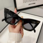 Big Frame Vintage Square Sunglasses – Unisex Oversized Cat Eye Eyewear for Bold Street Style