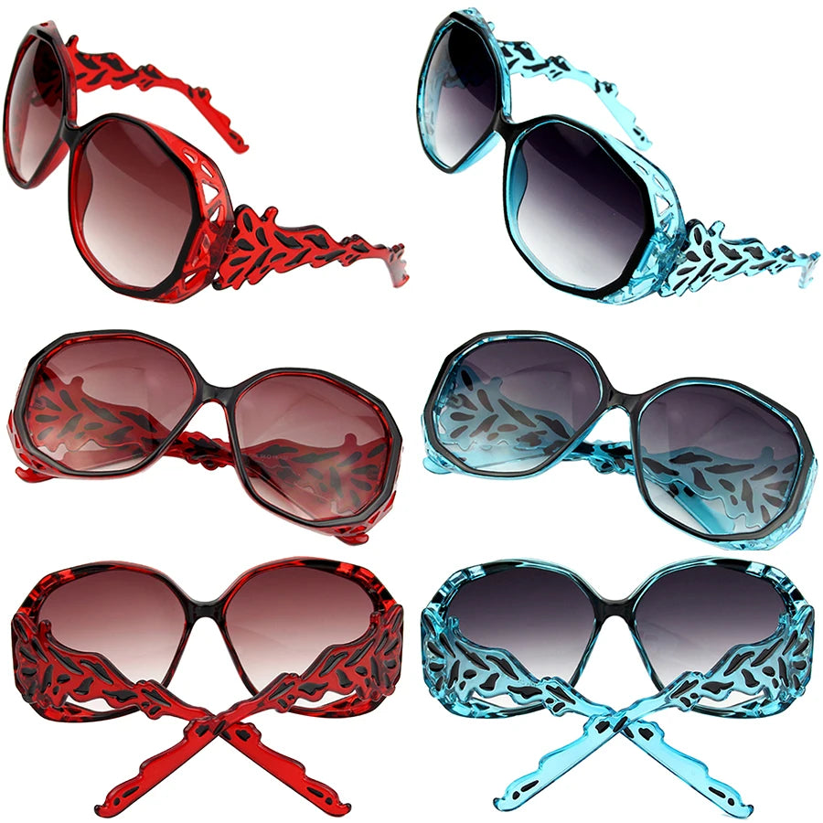 Oversized Spider Polygon Sunglasses – Luxury Retro Wrap Shades for Women & Men - Image 2