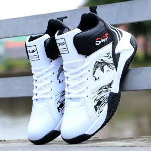 New Anti-Slip High-Top Men’s Basketball Sneakers – Luxury Running & Casual Fashion Shoes