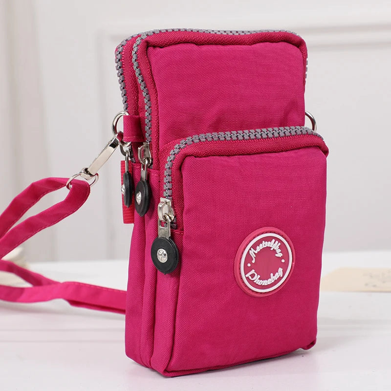 Portable Zipper Coin & Phone Crossbody Bag – Compact Everyday Bag for Men - Image 10