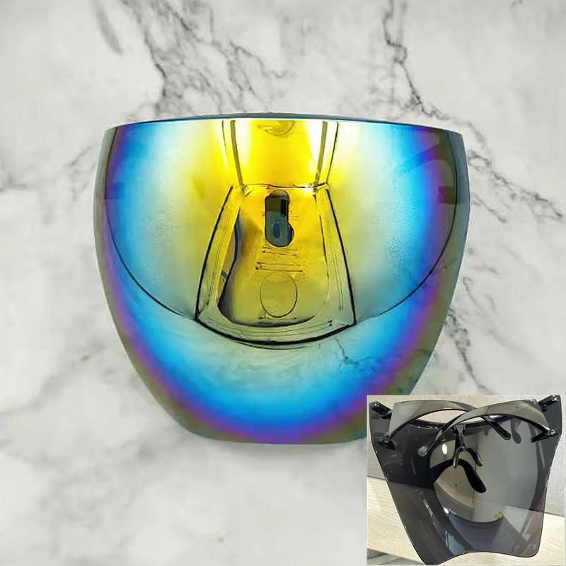 Full Face Shield Cycling Sunglasses – Spherical Lens Safety Goggles for Men & Women - Image 7