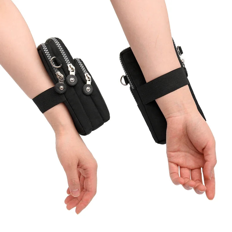 Portable Zipper Coin & Phone Crossbody Bag – Compact Everyday Bag for Men - Image 5