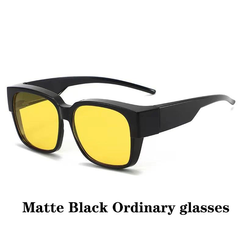 Polarized Fit-Over Sunglasses – Vintage UV400 Eyewear for Men & Women with Prescription Glasses - Image 6