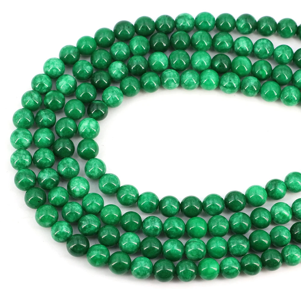 Natural Black Larvikite Labradorite Round Beads – Loose Stone Strand for DIY Jewelry Making - Image 46