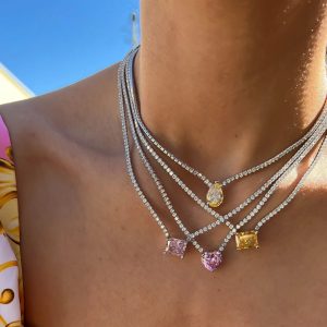 Shiny Full Crystal Stone Jewelry Set for Women