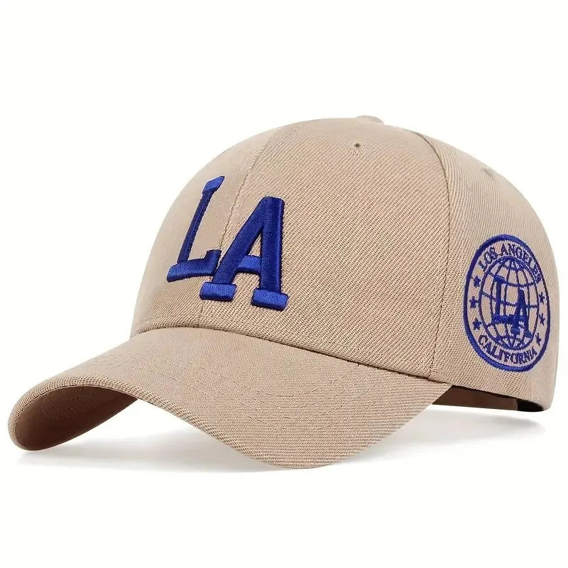 Unisex LA Letter Embroidery Snapback Cap – Adjustable Casual Hat for Spring & Autumn - Image 13