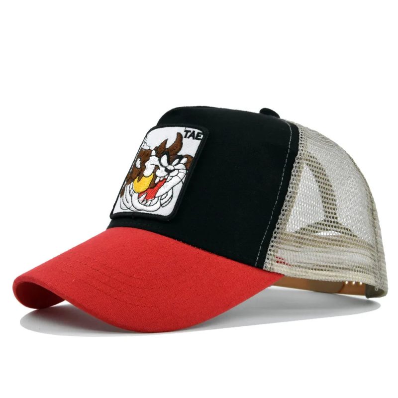 Anime Cartoon Baseball Cap – Duck Embroidered Mesh Snapback Hat for Men & Women - Image 8