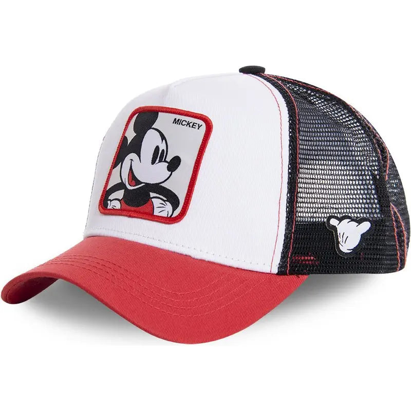 High-Quality Disney Style Cartoon Snapback – Unisex Cotton Mesh Baseball Cap - Image 4