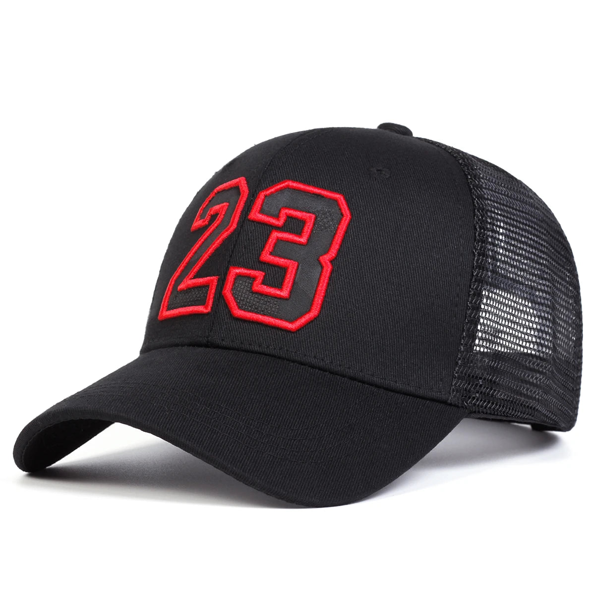 Unisex “23” Embroidered Mesh Baseball Cap – Adjustable Snapback Hat for Spring & Summer Street Style - Image 5