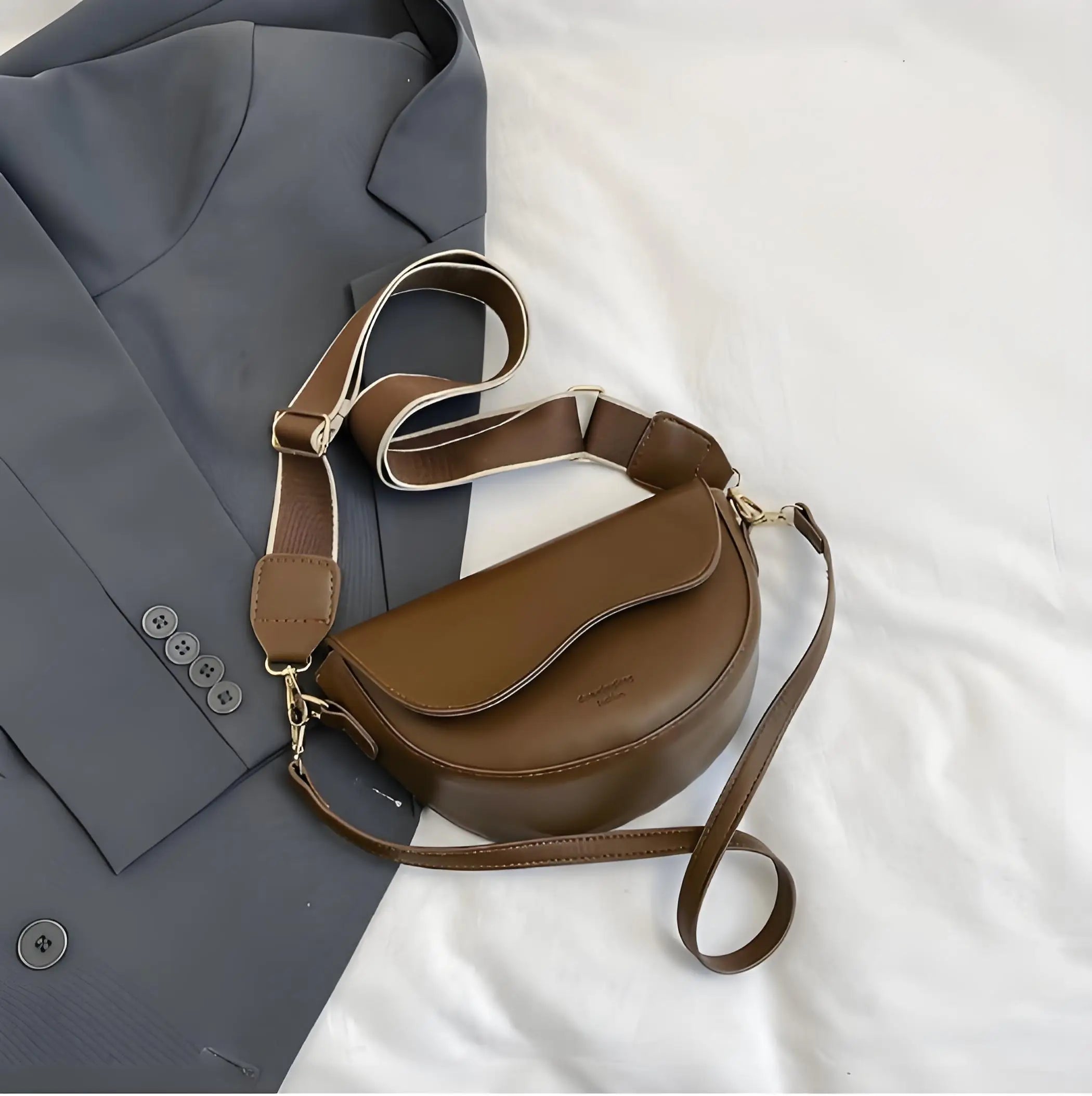 2025 Trendy Women's Crossbody Saddle Bag – Minimalist Niche Fashion Underarm Shoulder Bag