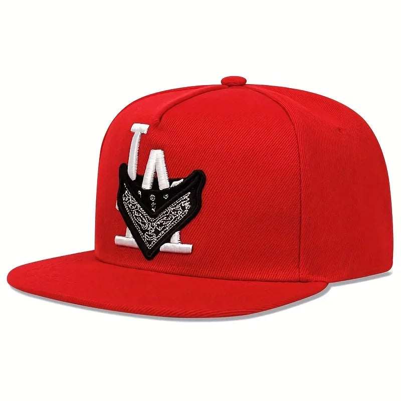 Unisex Los Angeles Embroidery Snapback Cap – Hip-Hop Trucker Hat for Spring & Autumn - Image 9