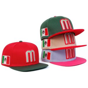 Unisex Simple Letter M Embroidered Hip-Hop Hat