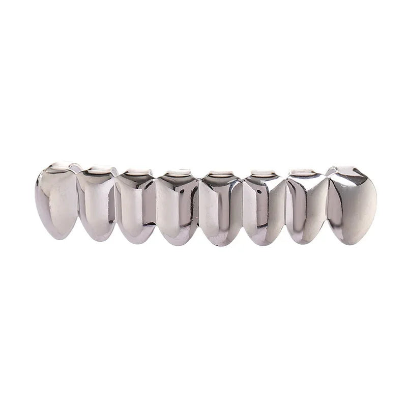 Gold & Silver Plated Hip Hop Teeth Grillz - Image 11