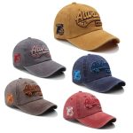2025 Spring/Summer Vintage Washed Baseball Cap – Unisex Cotton Snapback with "ALWAYS" Embroidery