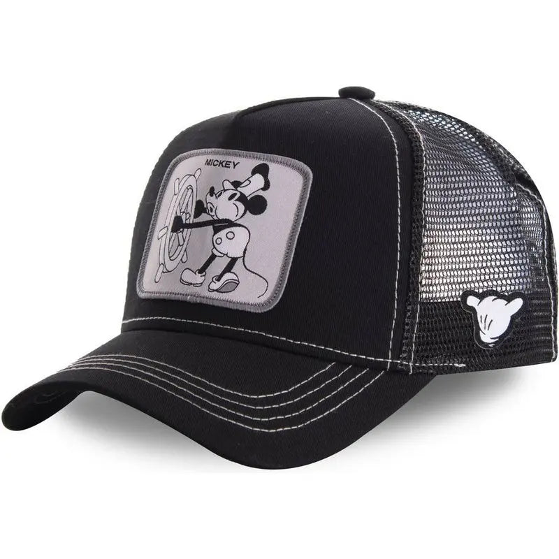 High-Quality Disney Style Cartoon Snapback – Unisex Cotton Mesh Baseball Cap - Image 9