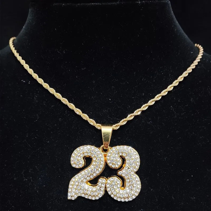 Number 23 Pendant Necklace - Image 8