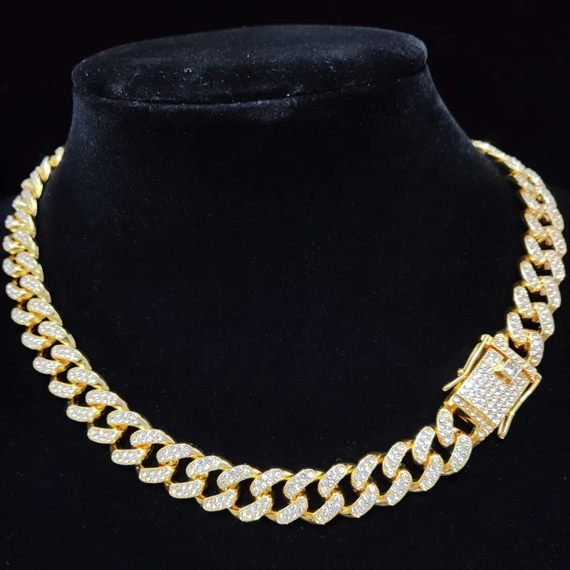 Men & Women Hip Hop Iced Out Bling Chain Necklace - Image 5
