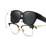 Polarized Fit-Over Sunglasses – Vintage UV400 Eyewear for Men & Women with Prescription Glasses