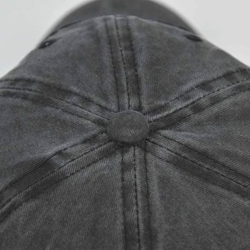 NEW YORK Embroidered Baseball Cap – Fashionable Washed Snapback Hat for Outdoor & Casual Wear - Image 4