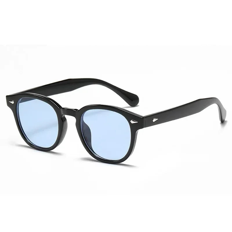 JNPCXI Retro Round Sunglasses – Punk-Inspired UV400 Shades with Rivet Details for Men & Women - Image 15