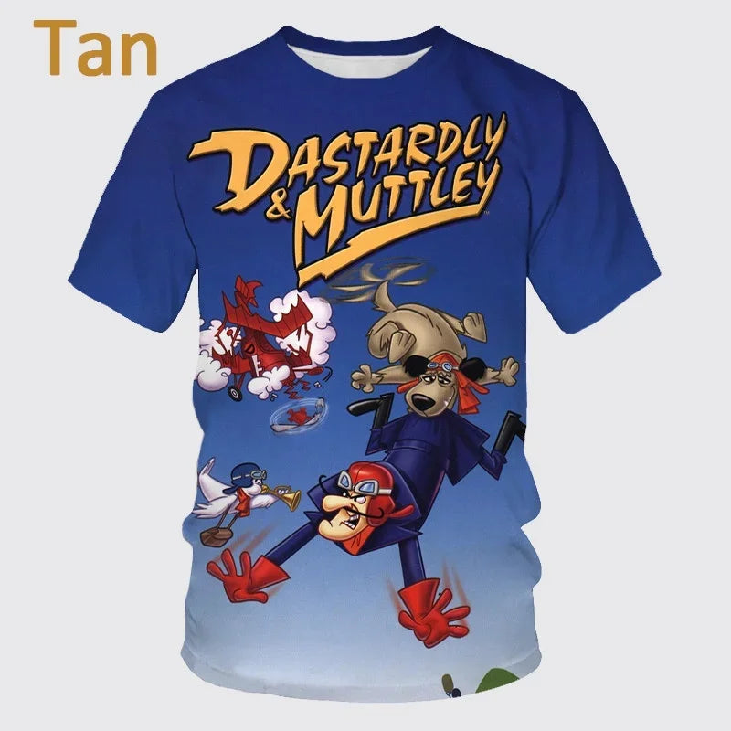 Summer Cartoon Character 3D Print T-Shirt – Unisex Hip-Hop Streetwear Tee for Men & Women - Image 3