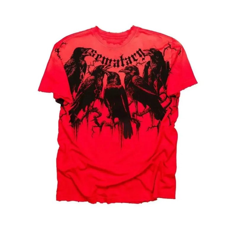 2000s Affliction-Style Graphic T-Shirt – Retro Punk Hip Hop Oversized Tee for Men - Image 3