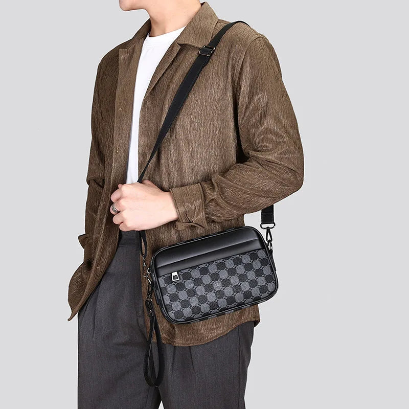 Top-Quality PU Leather Waist Pack – Men's Business Crossbody & Shoulder Bag - Image 3