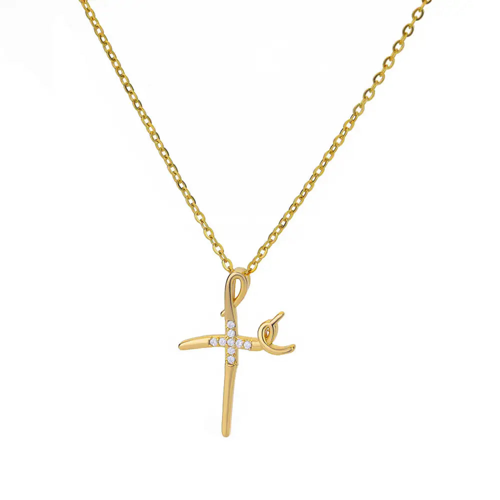 Gold Caravaca Cross Necklace – Stainless Steel Crucifix Choker for Men & Women - Image 17