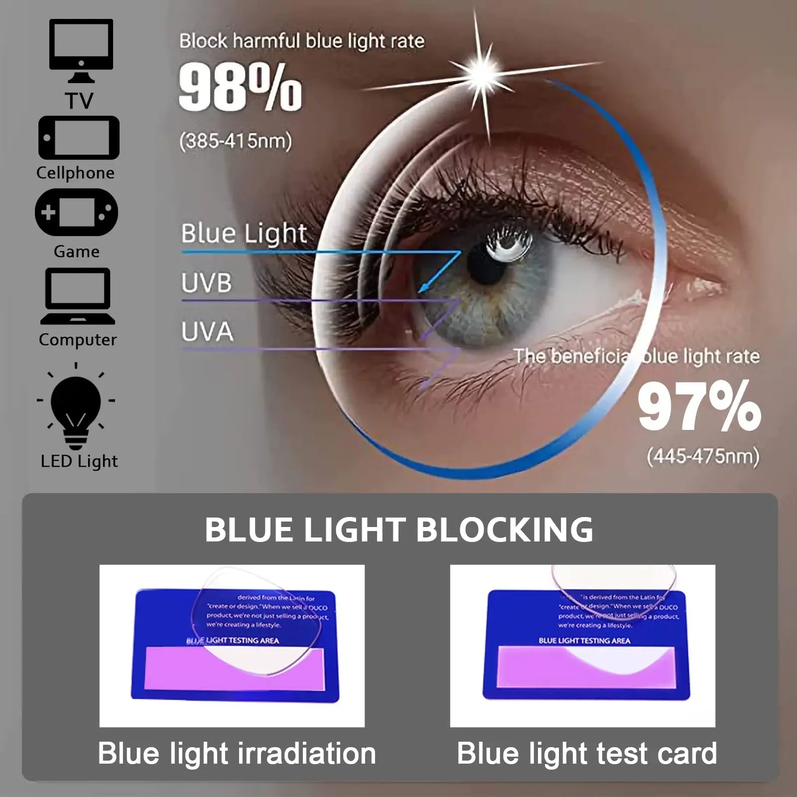 Pure Titanium Rimless Cat Eye Glasses – Women's Anti-Blue Light Eyewear with +1 Diopters - Image 5