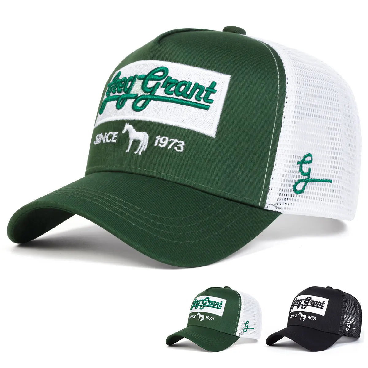 Unisex "SINCE 1973" Embroidery Mesh Baseball Cap – Adjustable Hip Hop Outdoor Hat for Spring & Summer