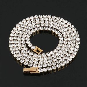 316L 4mm Stainless Steel Tennis Chain Necklace